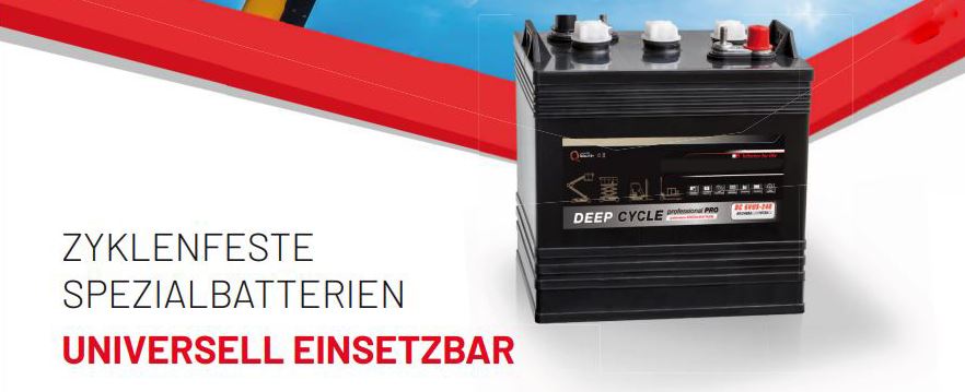 Deep Cycle Batterien - Ab sofort ab Lager!